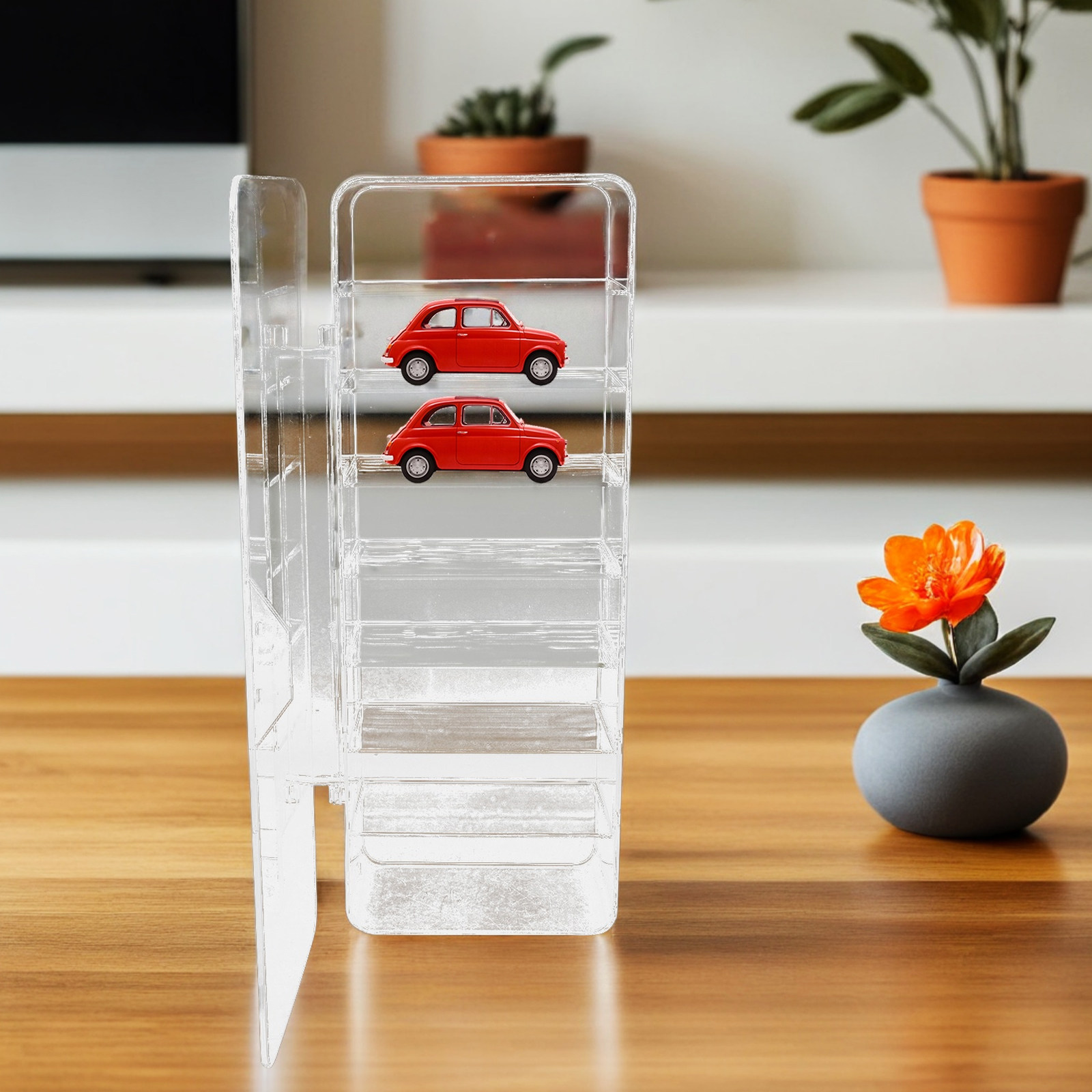 1:64 Scale Car Display Case Cl - đánh giá và giá Car Organizer
