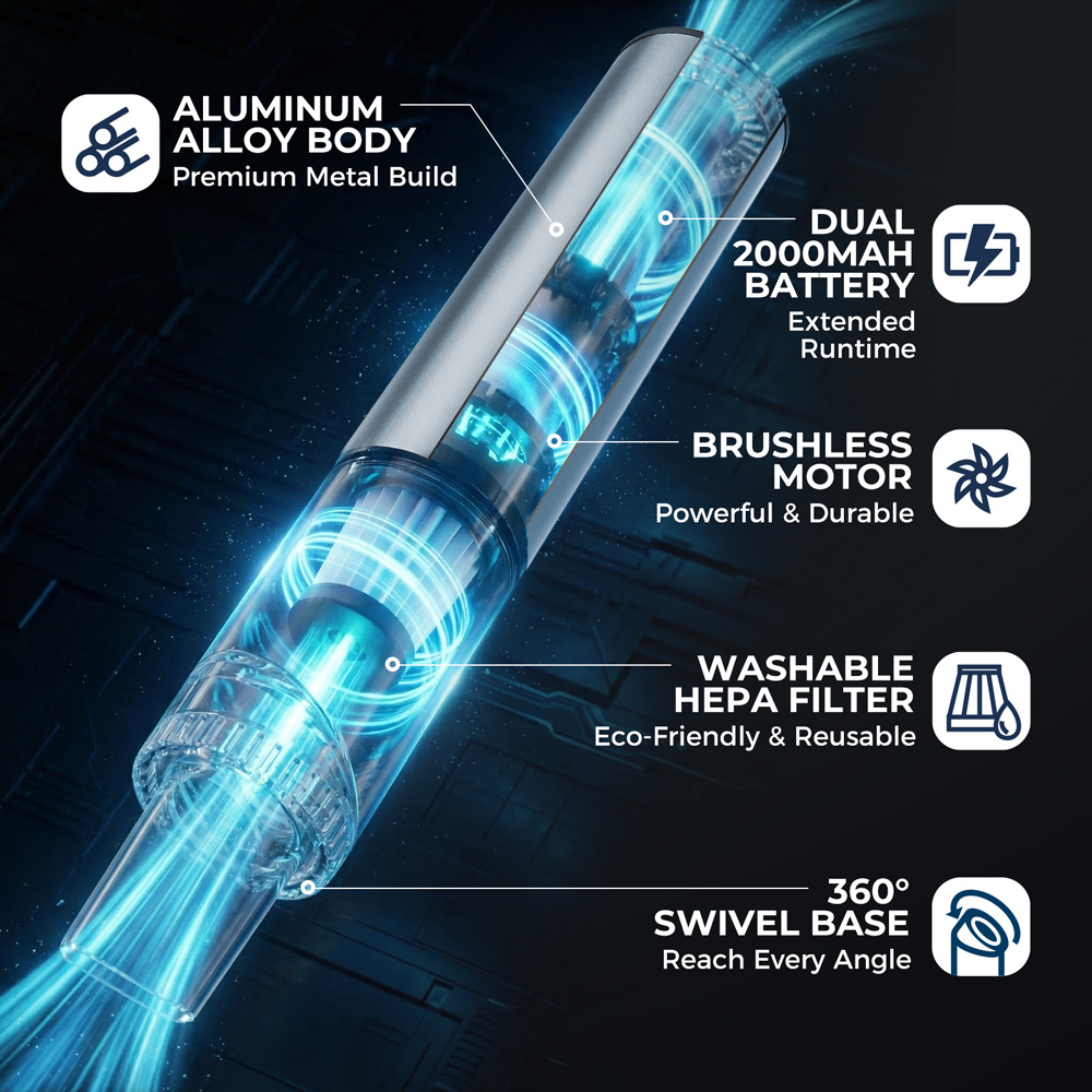 Car Handheld Vacuum Cleaner wi - đánh giá và giá Car Vacuum